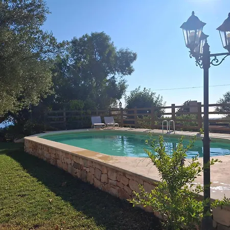 Panoramic Trulli With Swimming Pool In Монополи