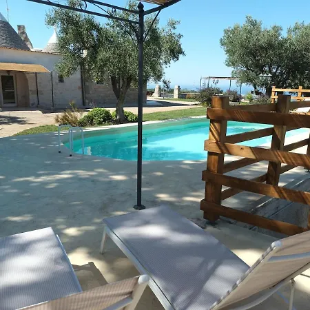 Panoramic Trulli With Swimming Pool In Villa *