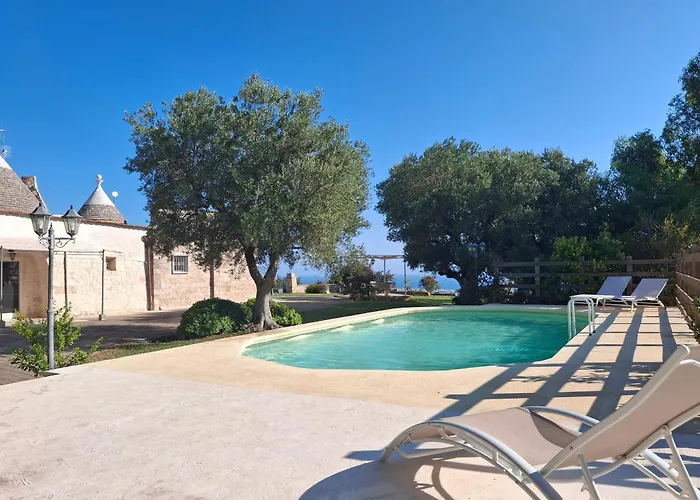 Panoramic Trulli With Swimming Pool In Villa Monopoli