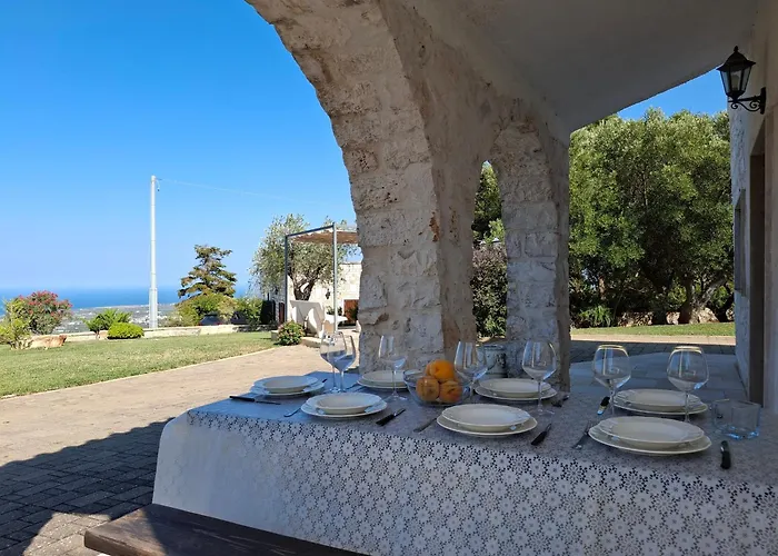 Panoramic Trulli With Swimming Pool In *