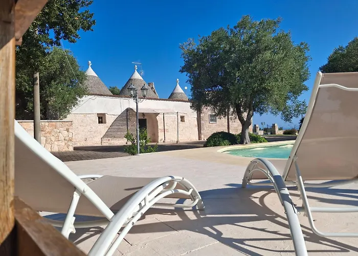 Panoramic Trulli With Swimming Pool In *